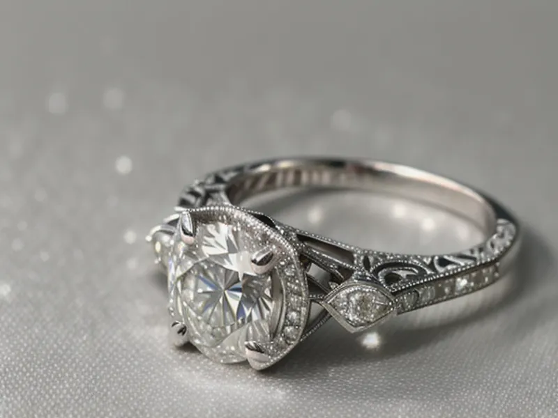 Minimalist gold engagement ring setting, an example from my diamond buying notes