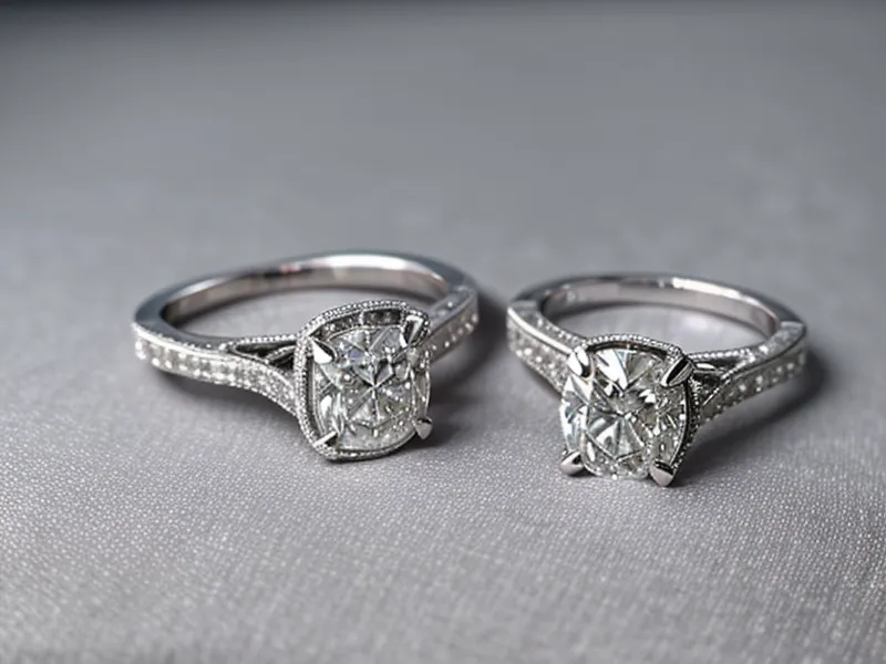 An open luxury velvet ring box revealing a brilliant diamond engagement ring.