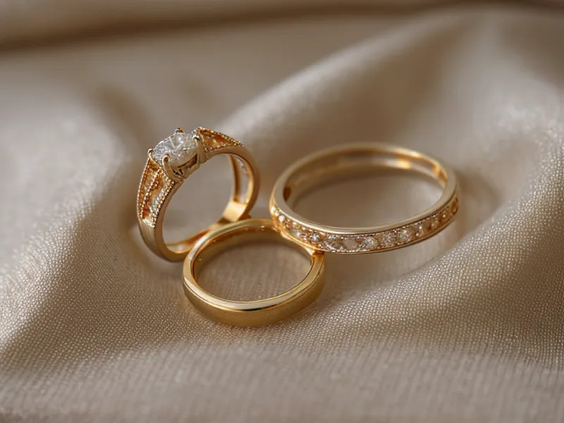 Diamond ring held by metal tweezers over a glass jewelry counter.