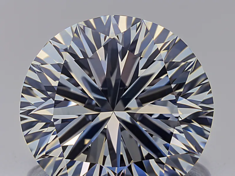 A GIA diamond grading certificate next to a loose diamond.