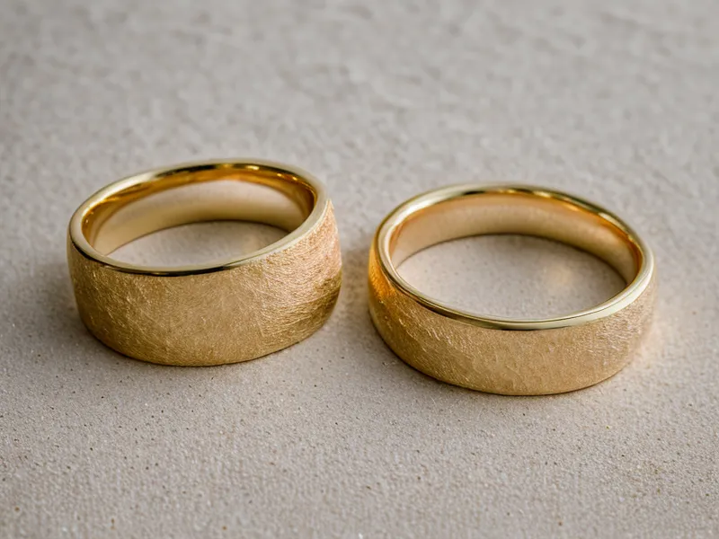Theo Grace vs Reeds Jewelers engagement ring comparison — inside a mid-size retailer showroom