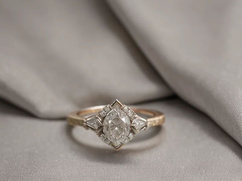 Kay Jewelers lifetime warranty booklet next to a diamond engagement ring on a table