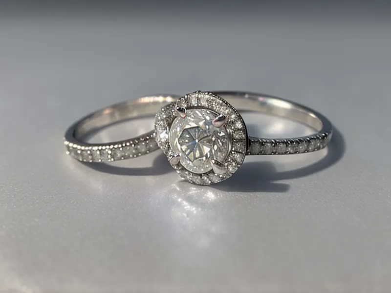 Close-up of a lab-grown diamond's facet edges showing the cut detail custom jewelry buyers check